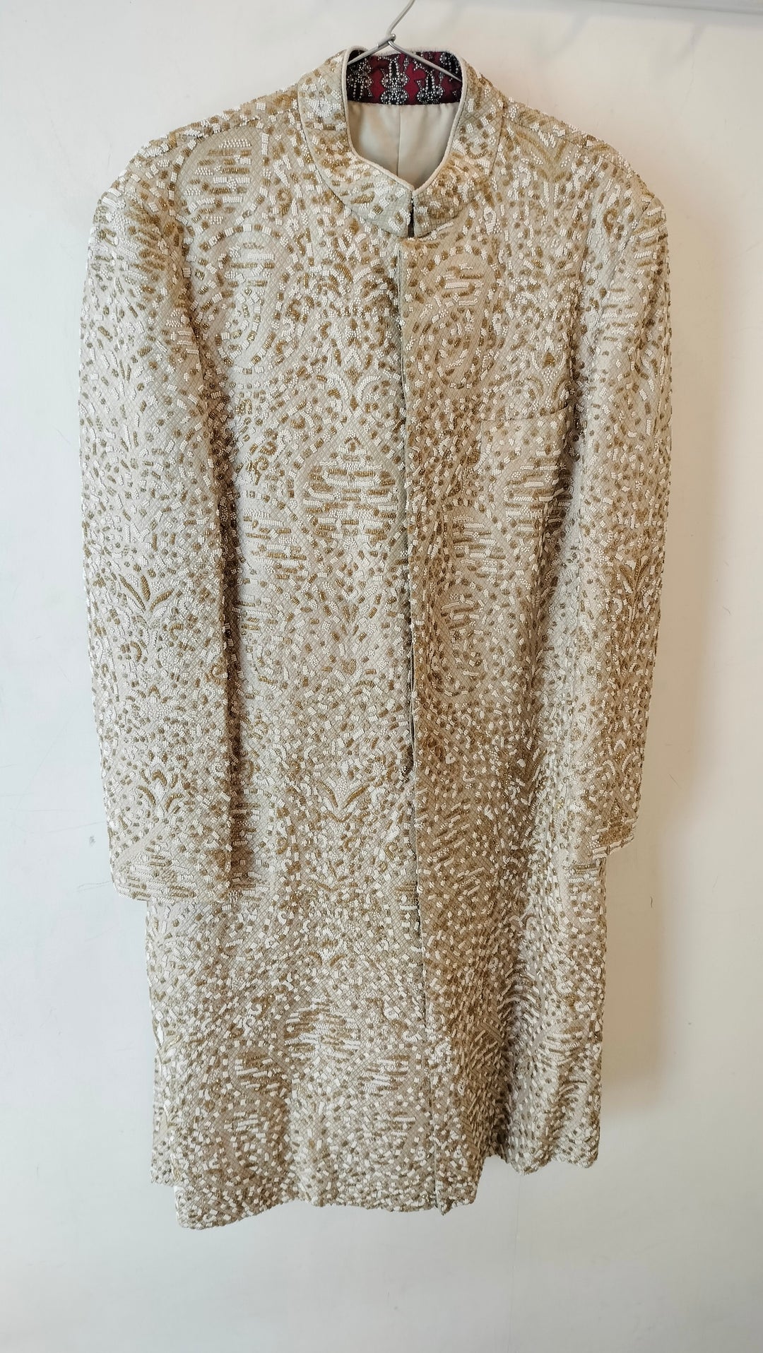 Raghvendra Rathore Beige Sherwani