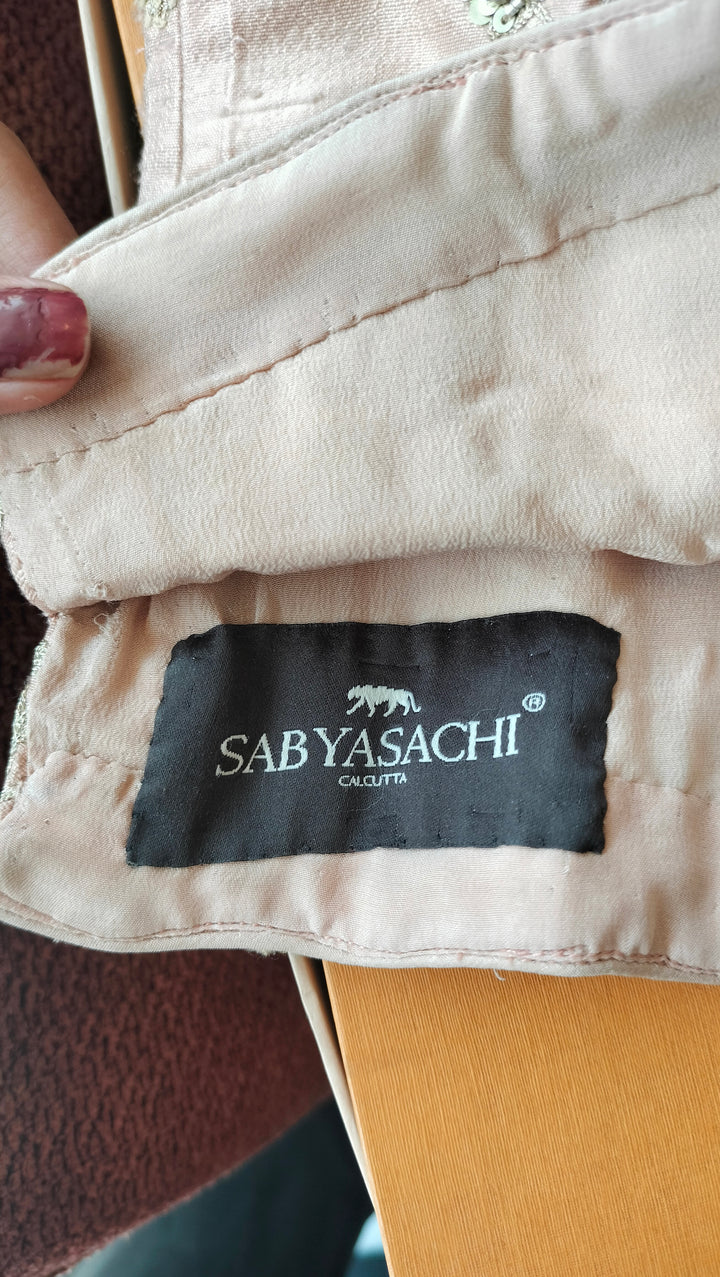 Sabyasachi Blush Pink Embroidered Lehenga Set