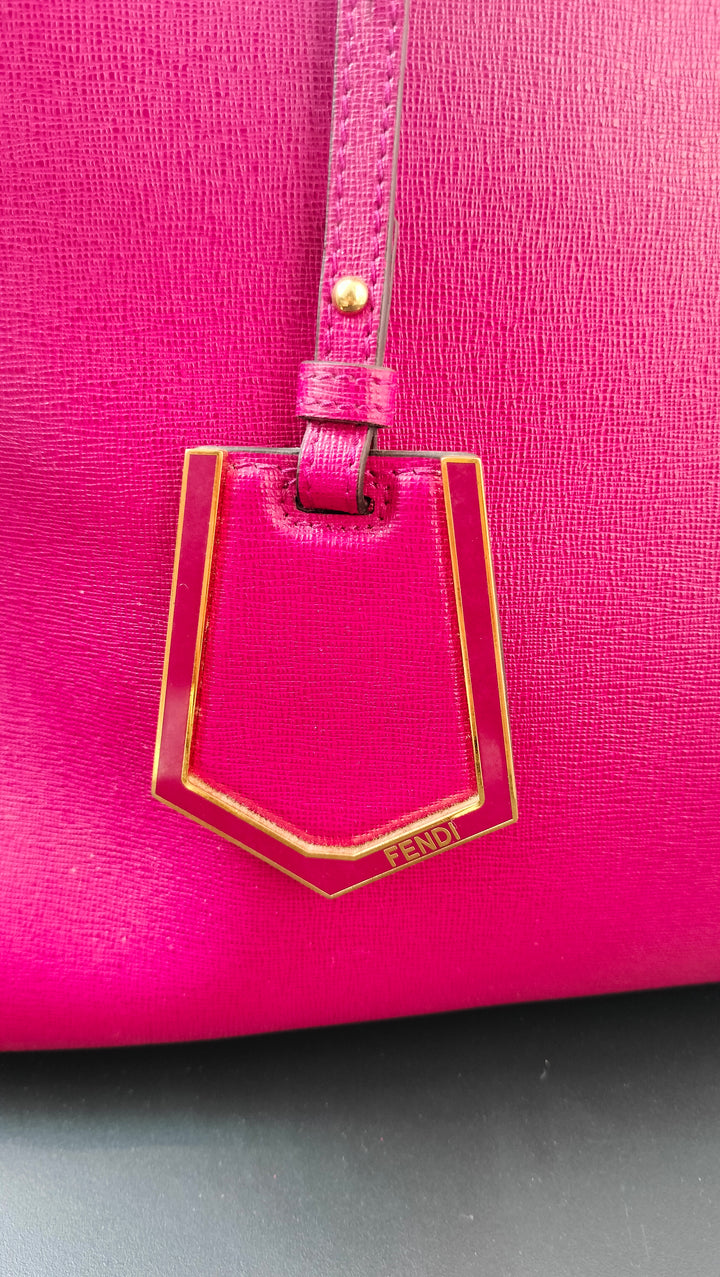 Fendi Pink Leather Large 3Jours Tote