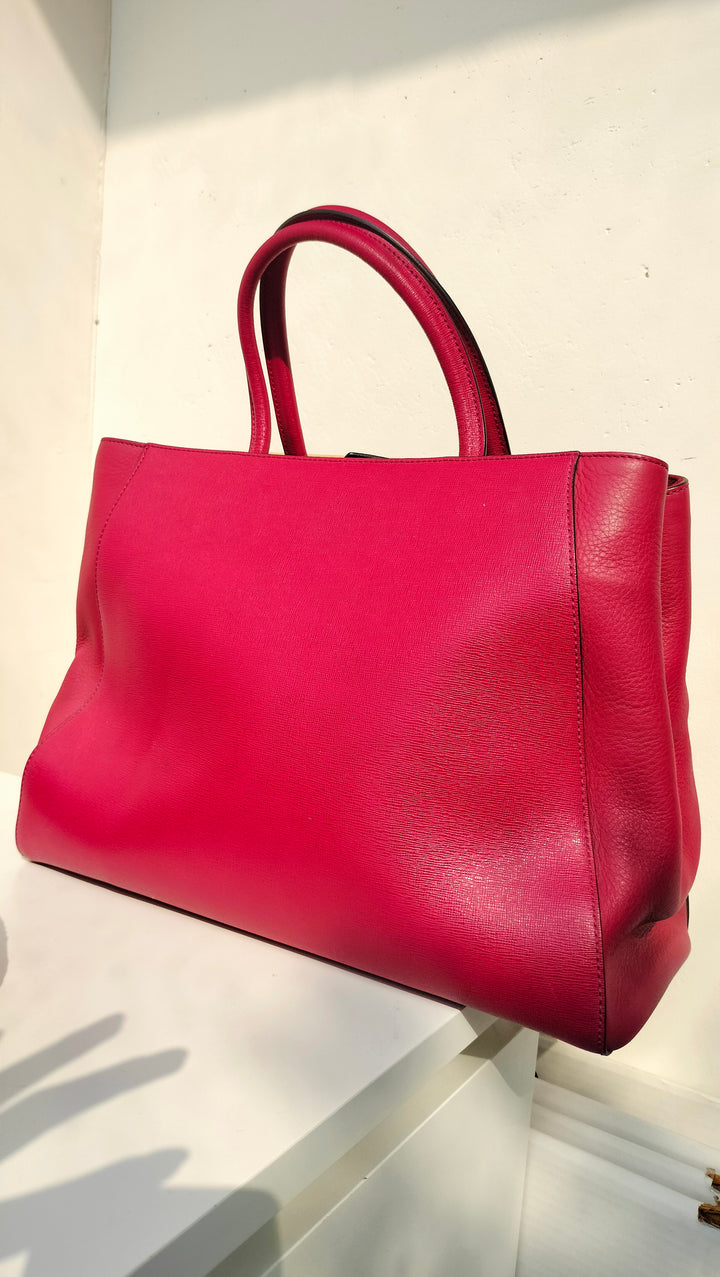Fendi Pink Leather Large 3Jours Tote