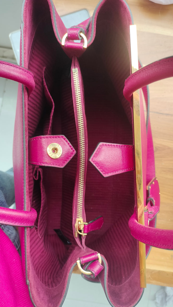 Fendi Pink Leather Large 3Jours Tote