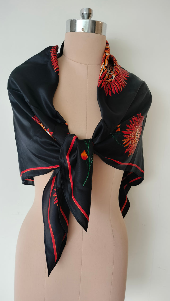 Rohit Bal Guldasta Silk Scarf
