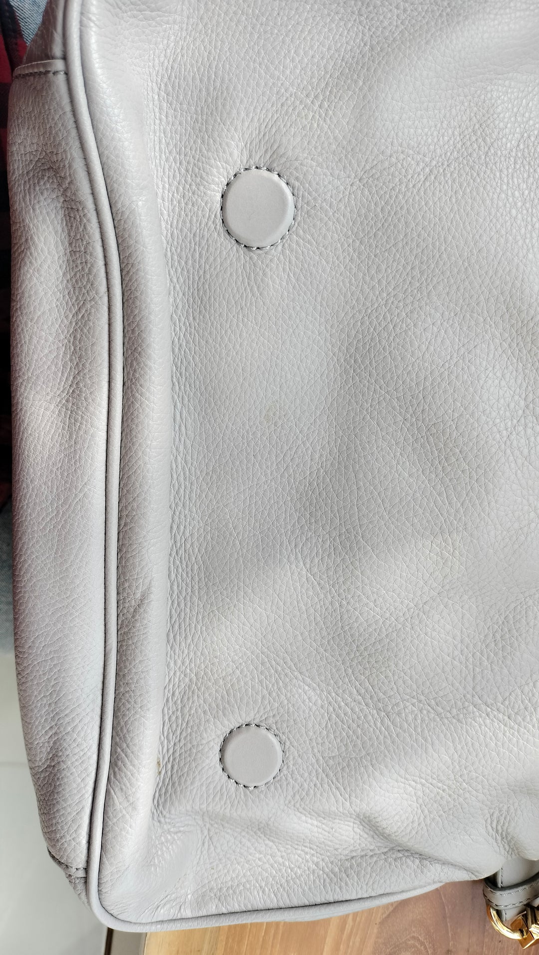 Tory Burch Grey Leather Amanda Foldover Crossbody Bag
