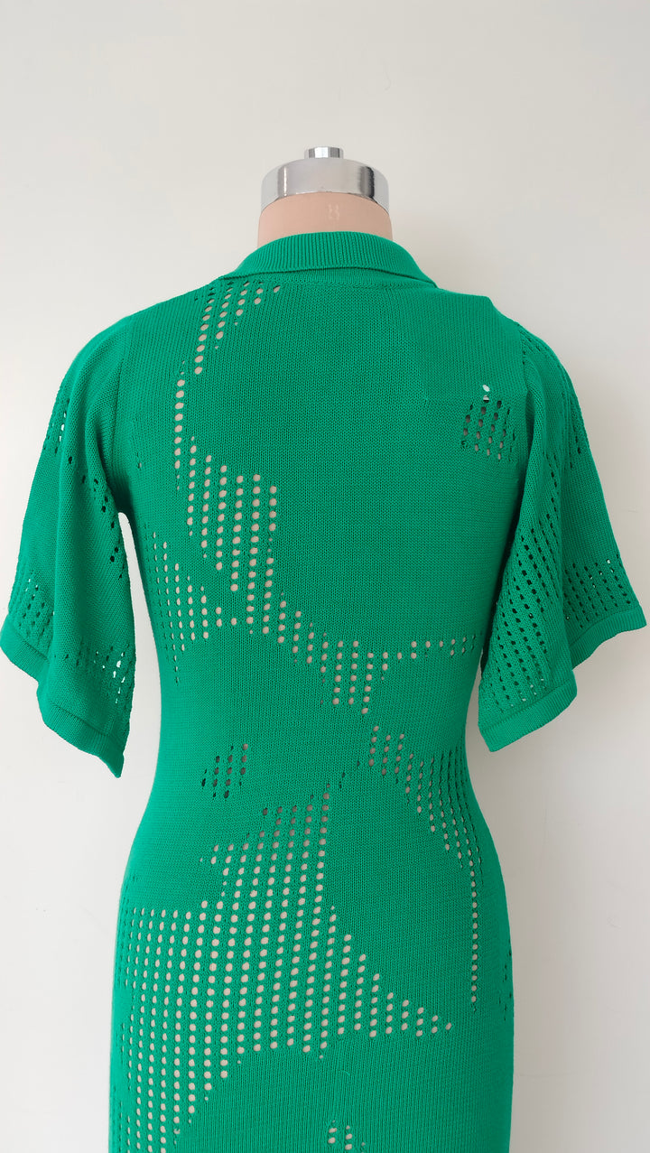 Lovebirds Green Knit Maxi Dress