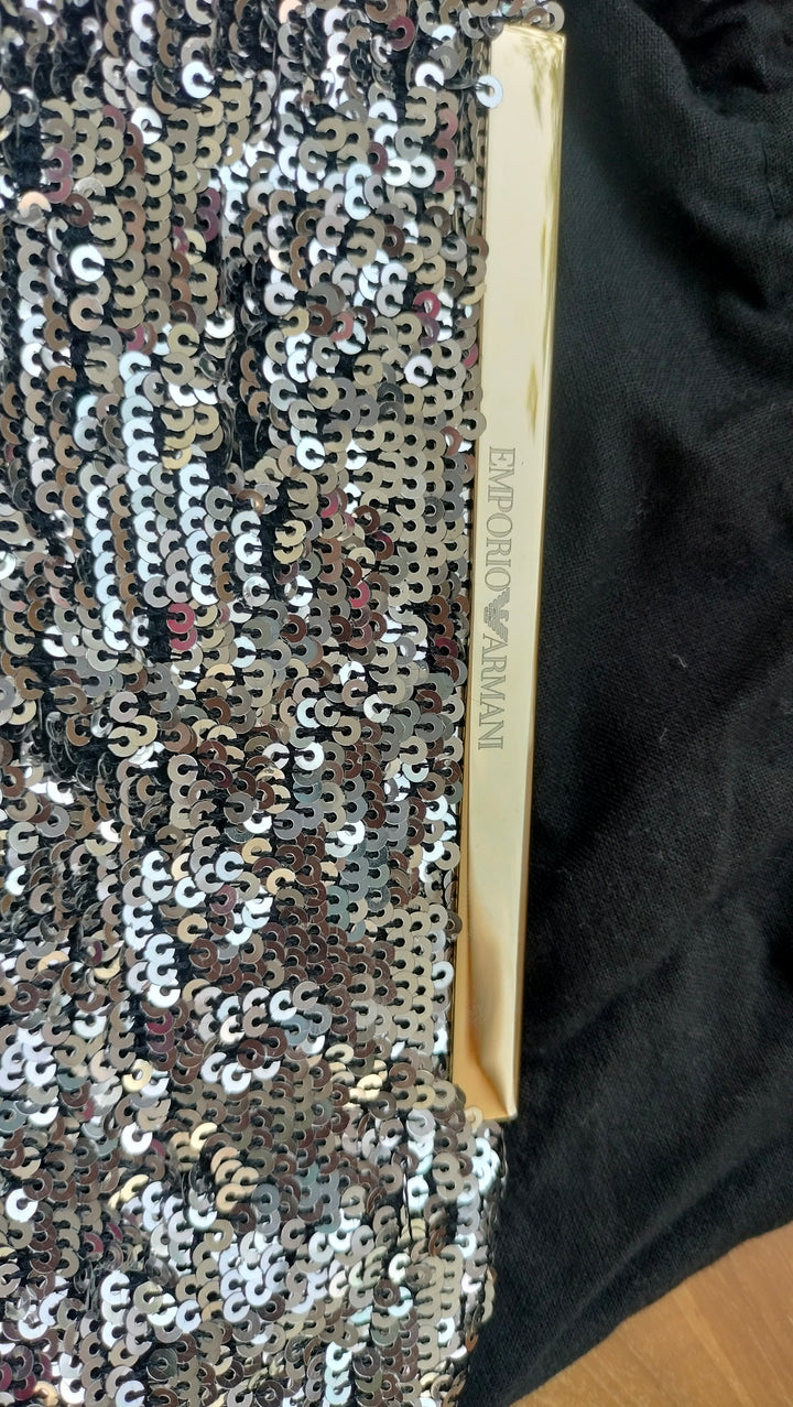 Emporio Armani Sequin Embellished Clutch