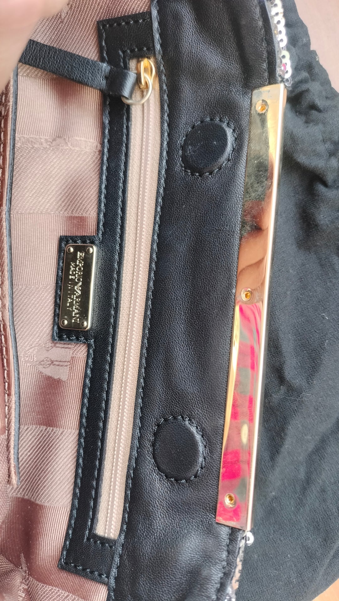 Emporio Armani Sequin Embellished Clutch
