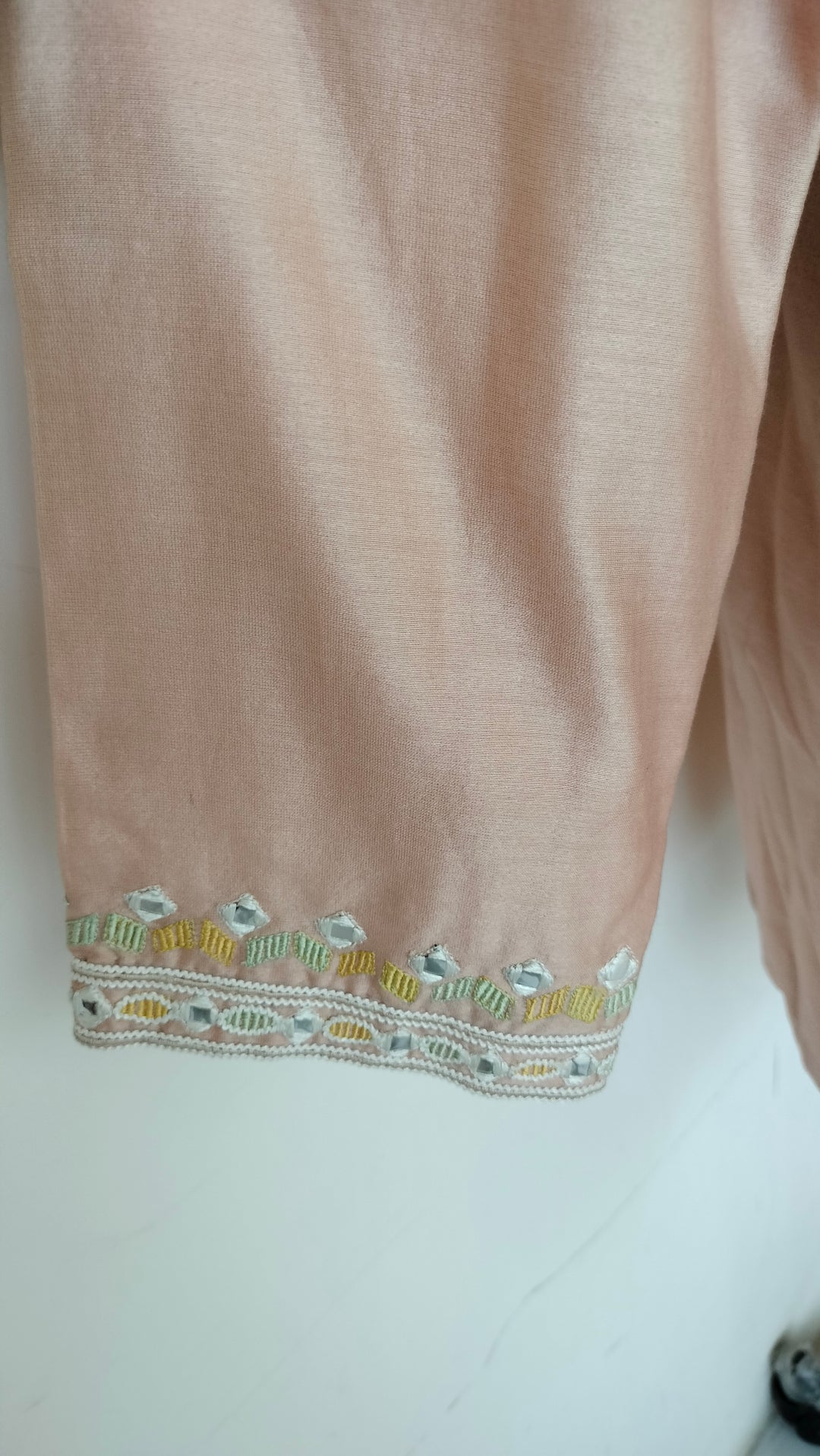 Mard by Abu Sandeep Embroidered Beige Kurta