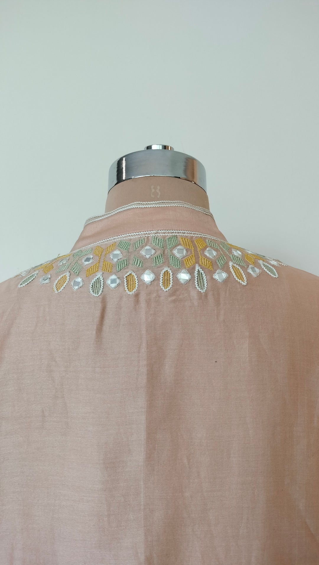 Mard by Abu Sandeep Embroidered Beige Kurta