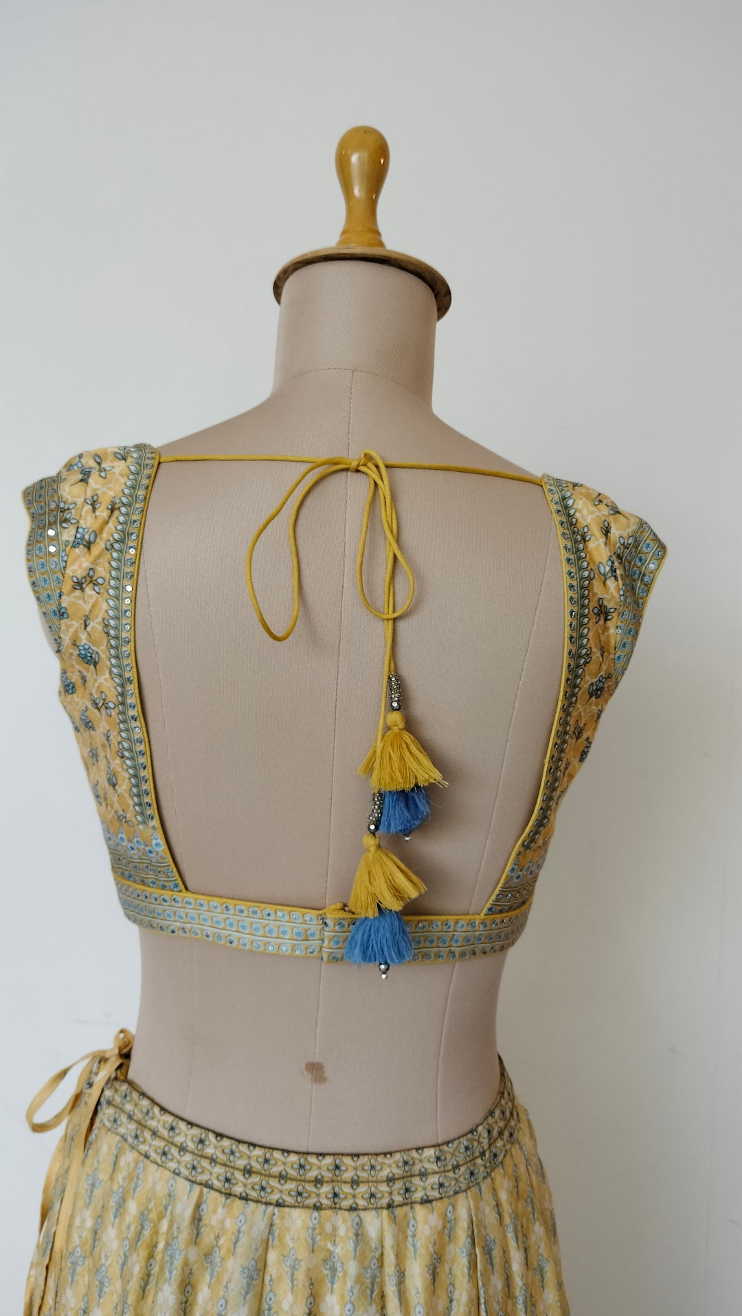 Anita Dongre Yellow Printed Lehenga Set