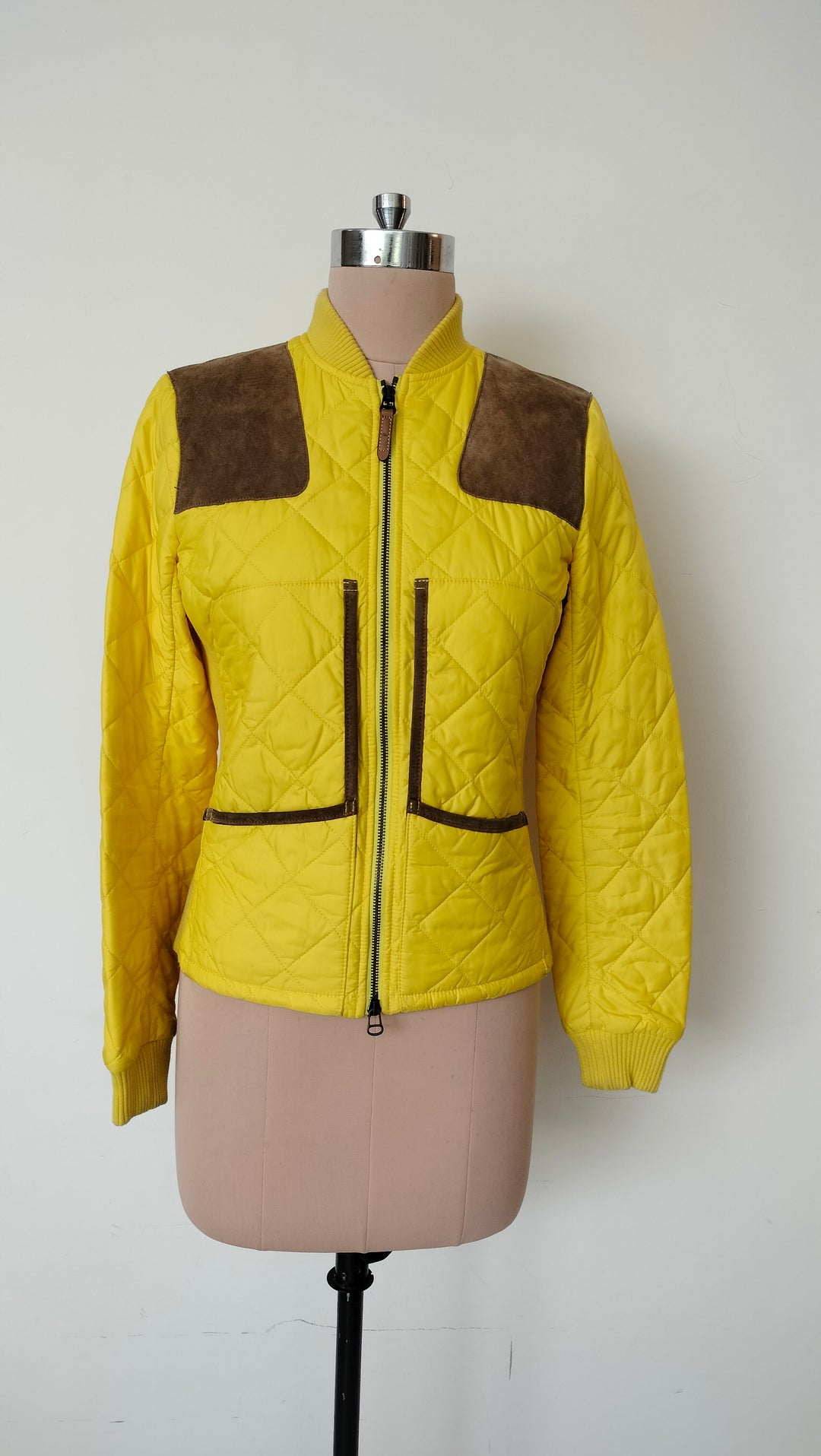 Ralph Lauren Yellow Quilted Jacket
