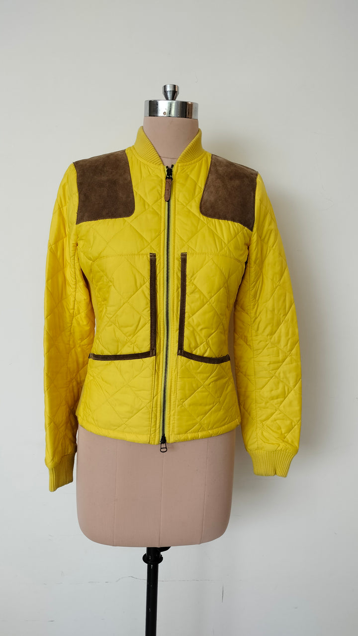 Ralph Lauren Yellow Quilted Jacket