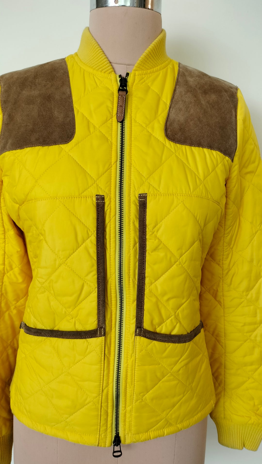 Ralph Lauren Yellow Quilted Jacket