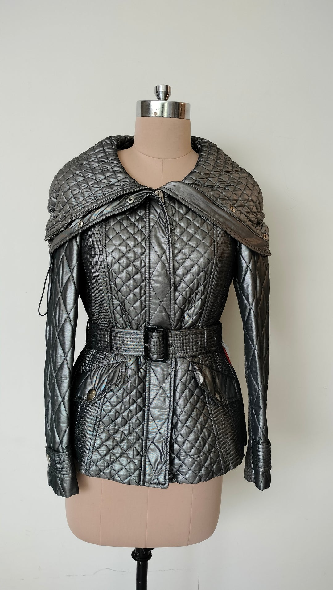 Burberry Quilted Belted Jacket