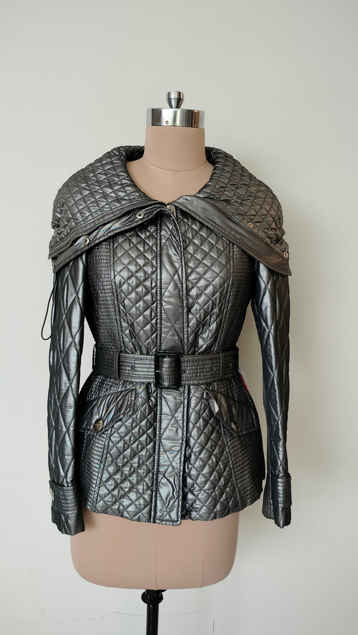 Burberry Quilted Belted Jacket