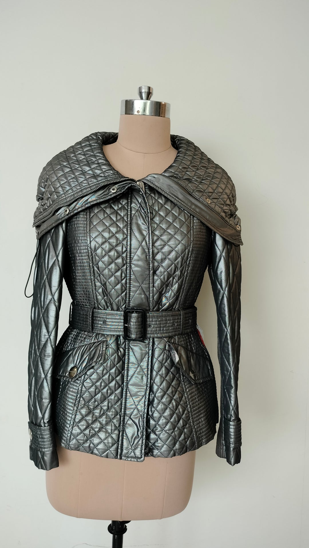 Burberry Quilted Belted Jacket