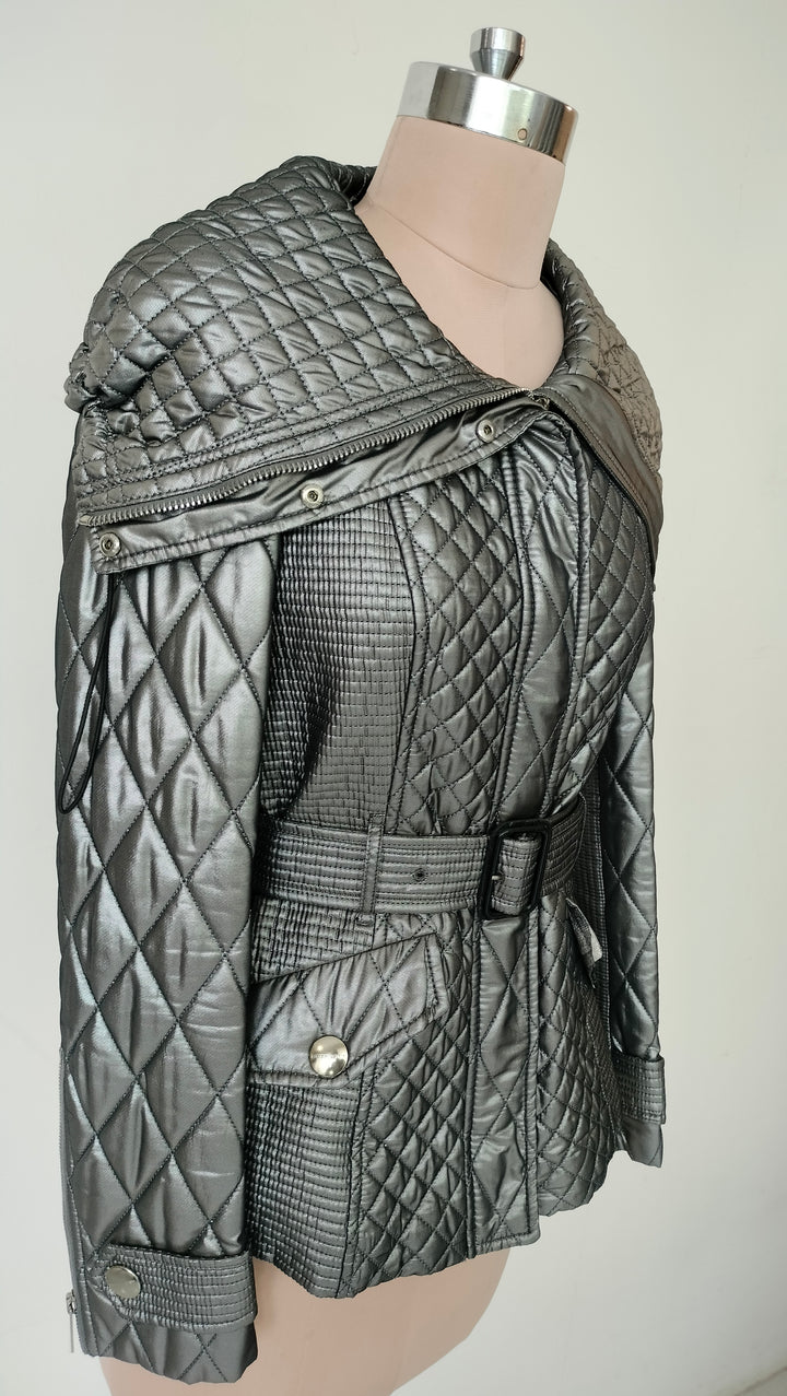 Burberry Quilted Belted Jacket