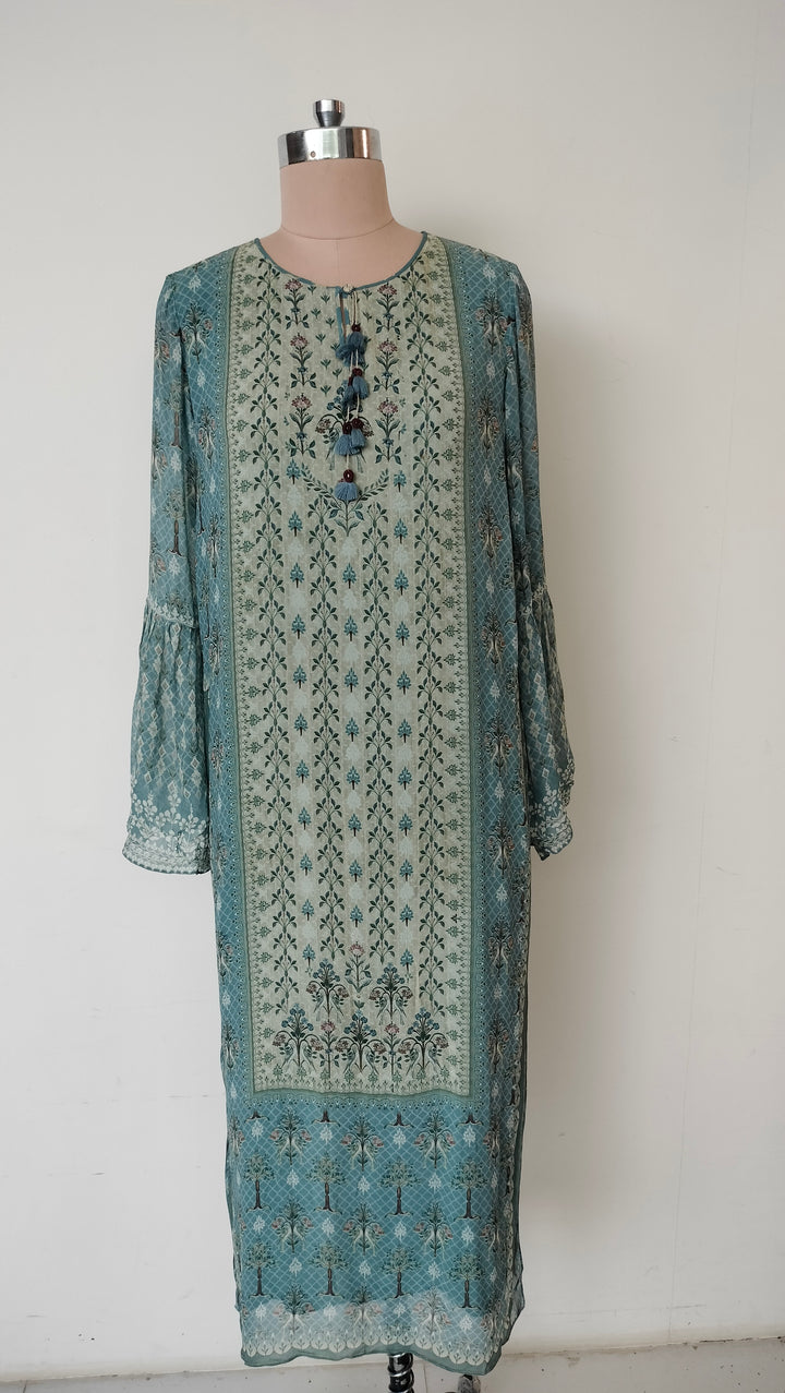 Anita Dongre Printed Blue Kurta