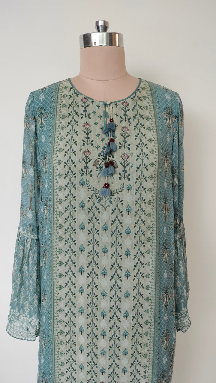 Anita Dongre Printed Blue Kurta
