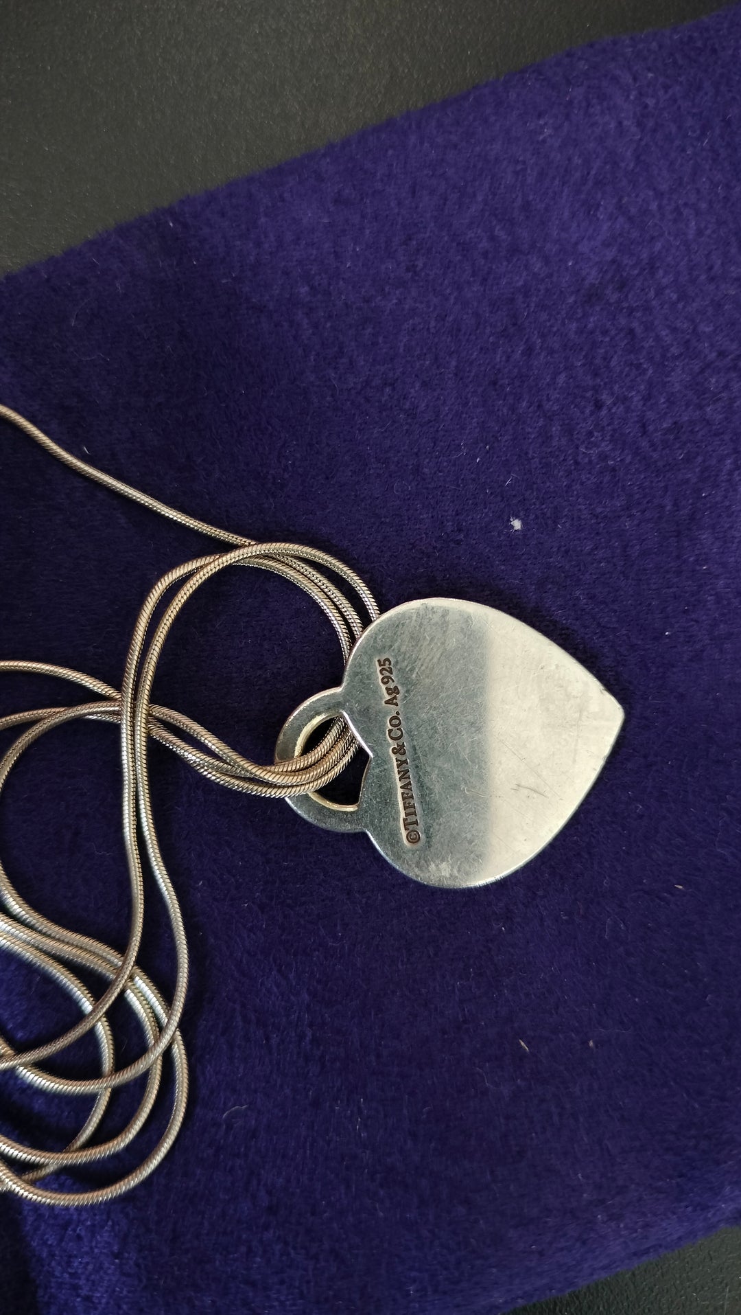 Tiffany & Co. Return to Tiffany Heart Tag Necklace