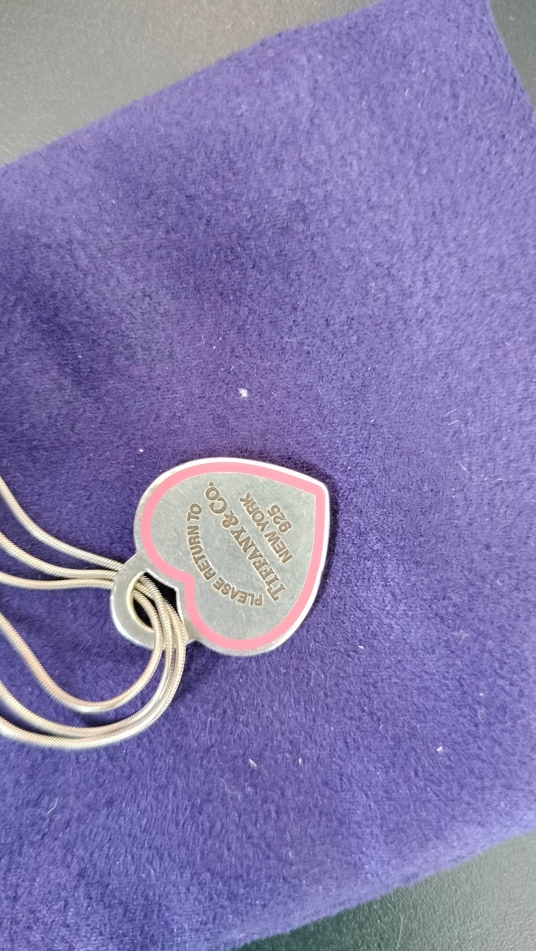 Tiffany & Co. Return to Tiffany Heart Tag Necklace