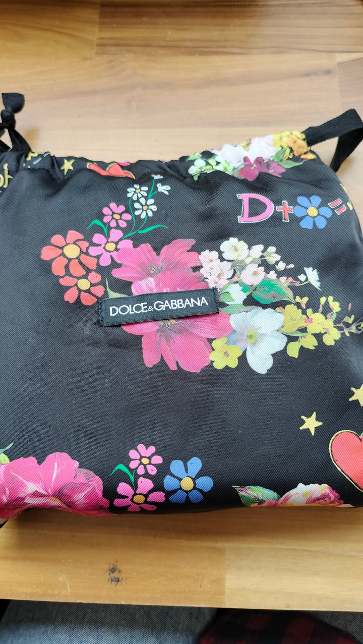 Dolce & Gabbana Metallic Pink Leather DG Girls Shoulder Bag