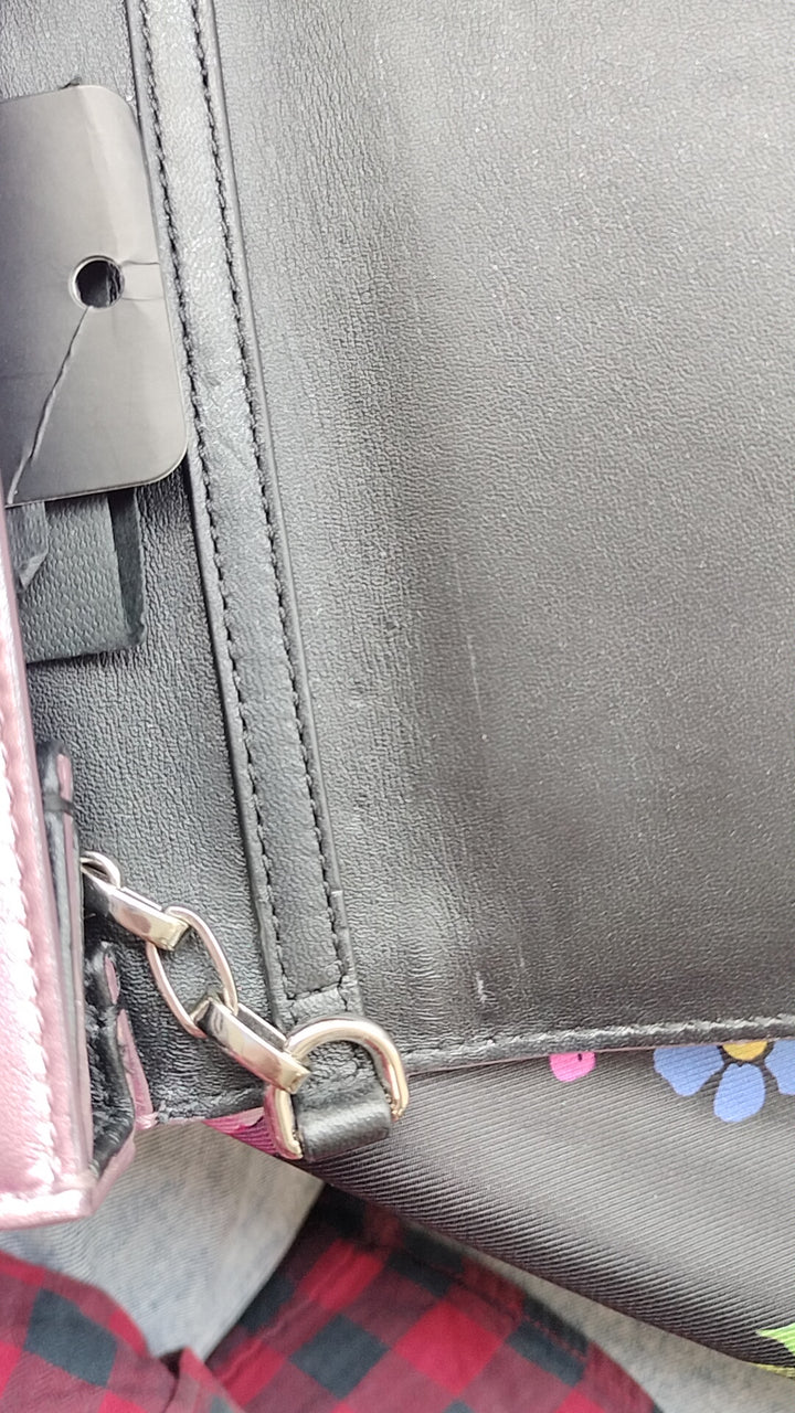 Dolce & Gabbana Metallic Pink Leather DG Girls Shoulder Bag