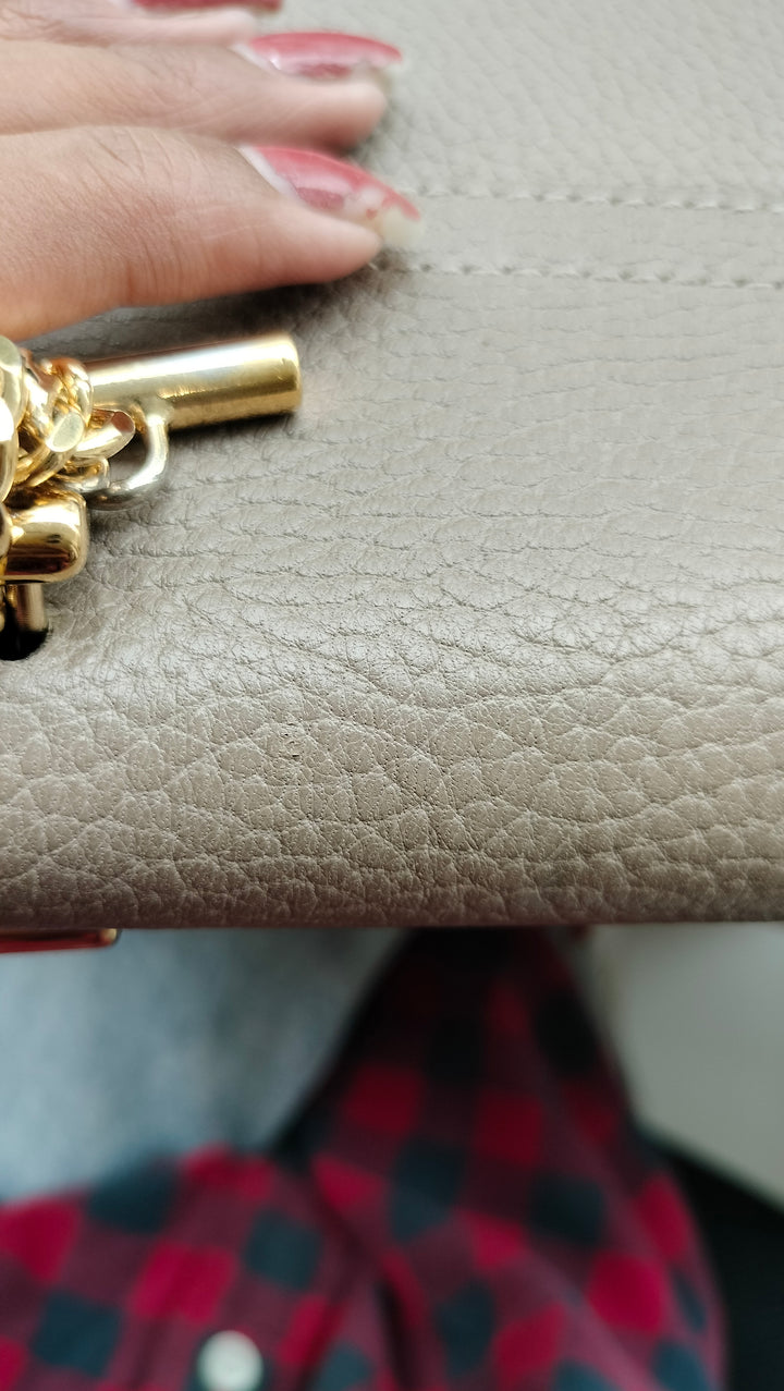 Chloe Leather Drew Shoulder Bag