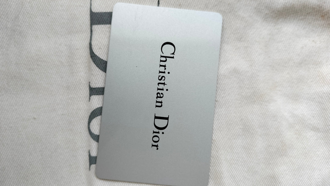 Dior Black Quilted Cannage Patent Leather Lady Dior Chain Clutch