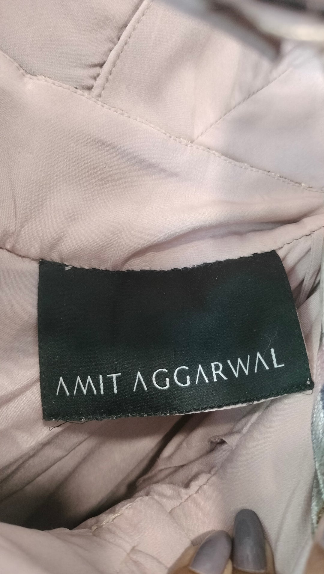 Amit Aggarwal Metallic Lehenga Set