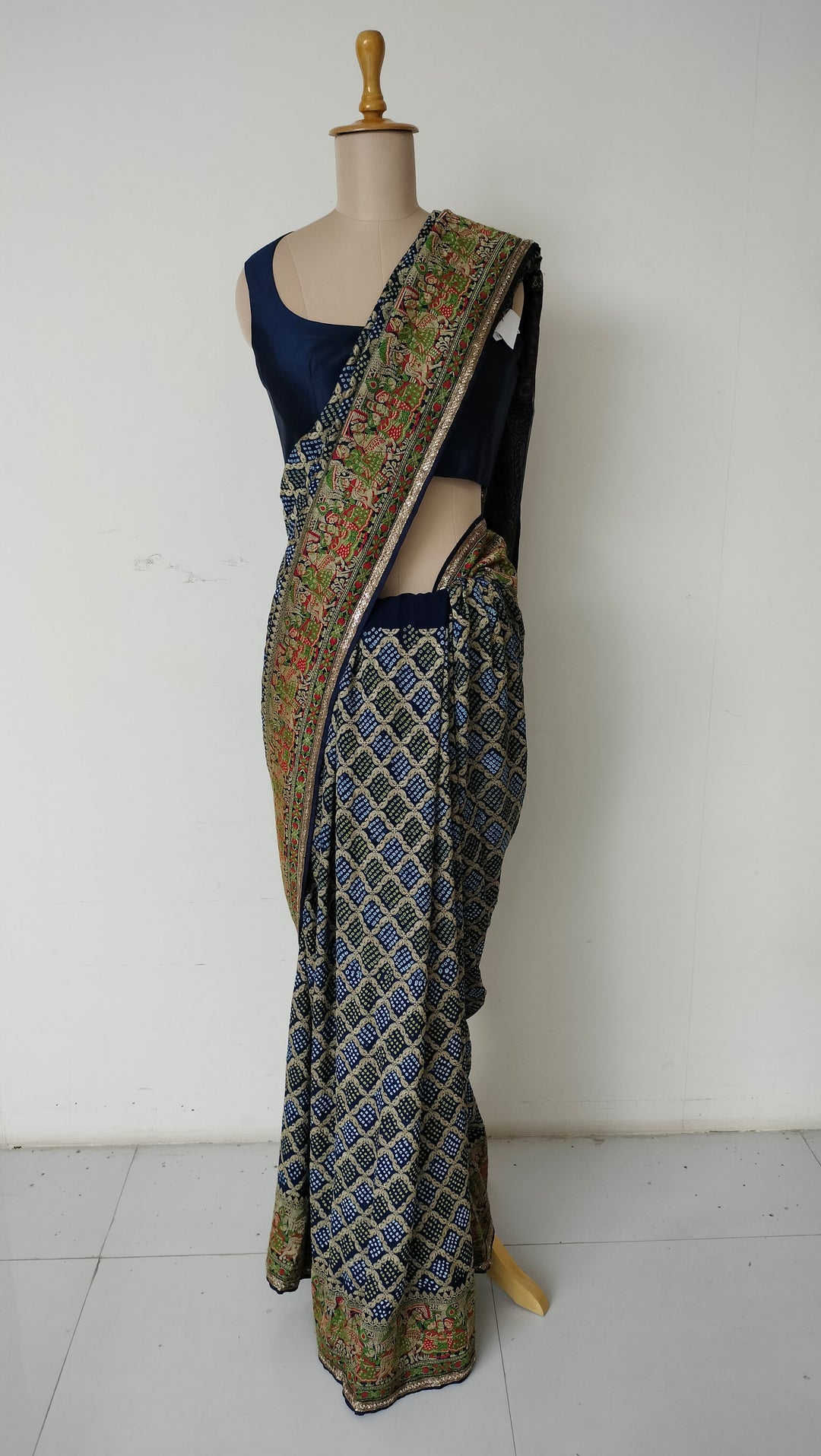 Manish Malhotra Blue Saree Set