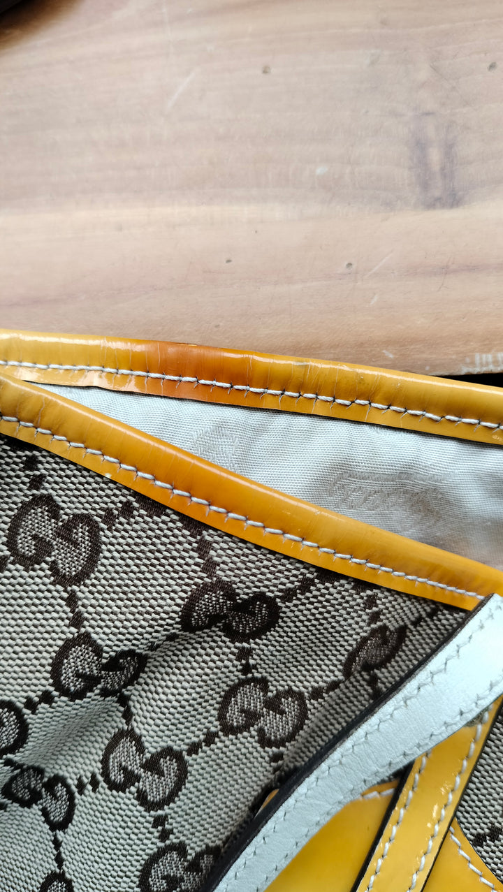 Gucci GG Canvas Canvas Web Jolie Tote