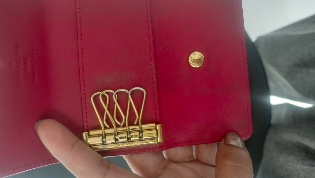 Louis Vuitton Monogram Vernis Multiclés 4 Ring Key Holder