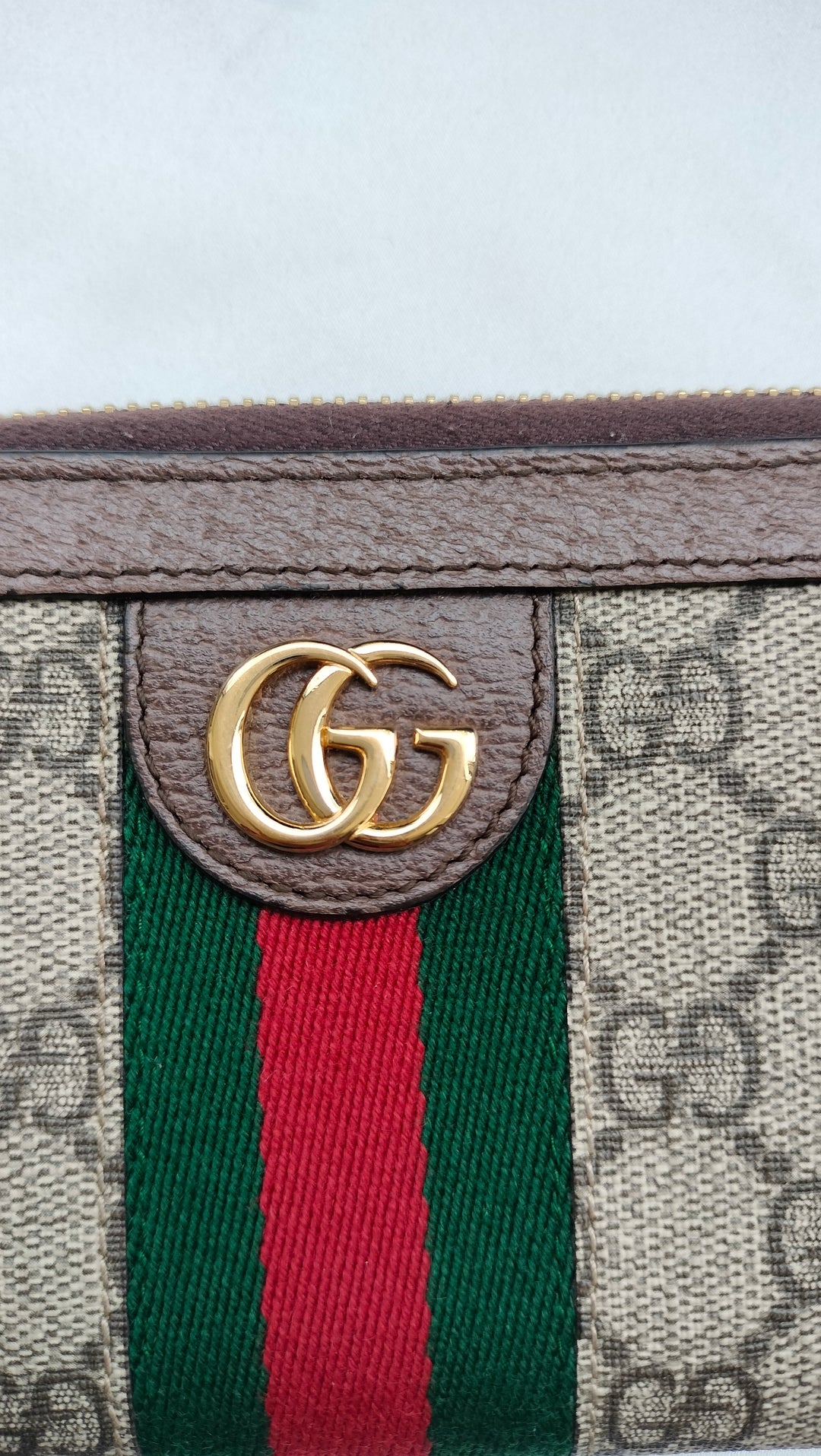 Gucci Ophidia zip around wallet