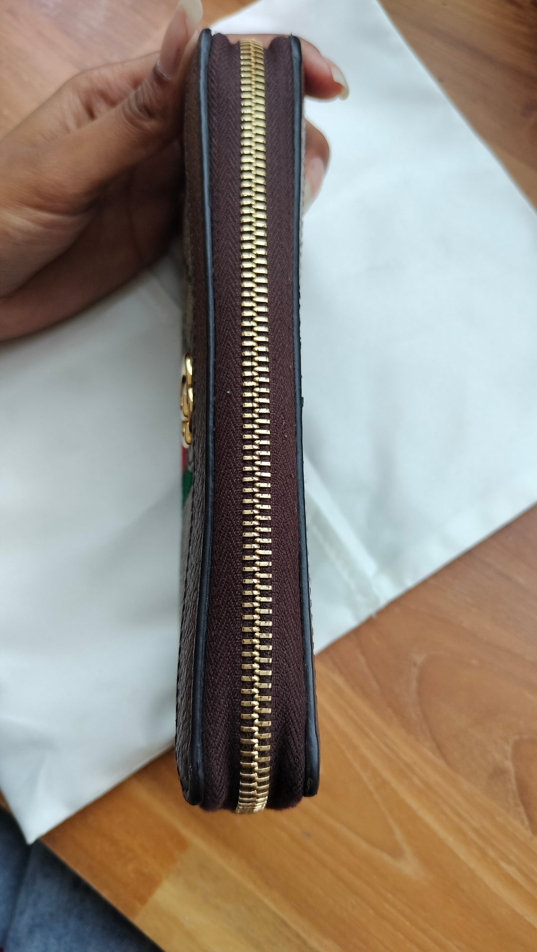 Gucci Ophidia zip around wallet