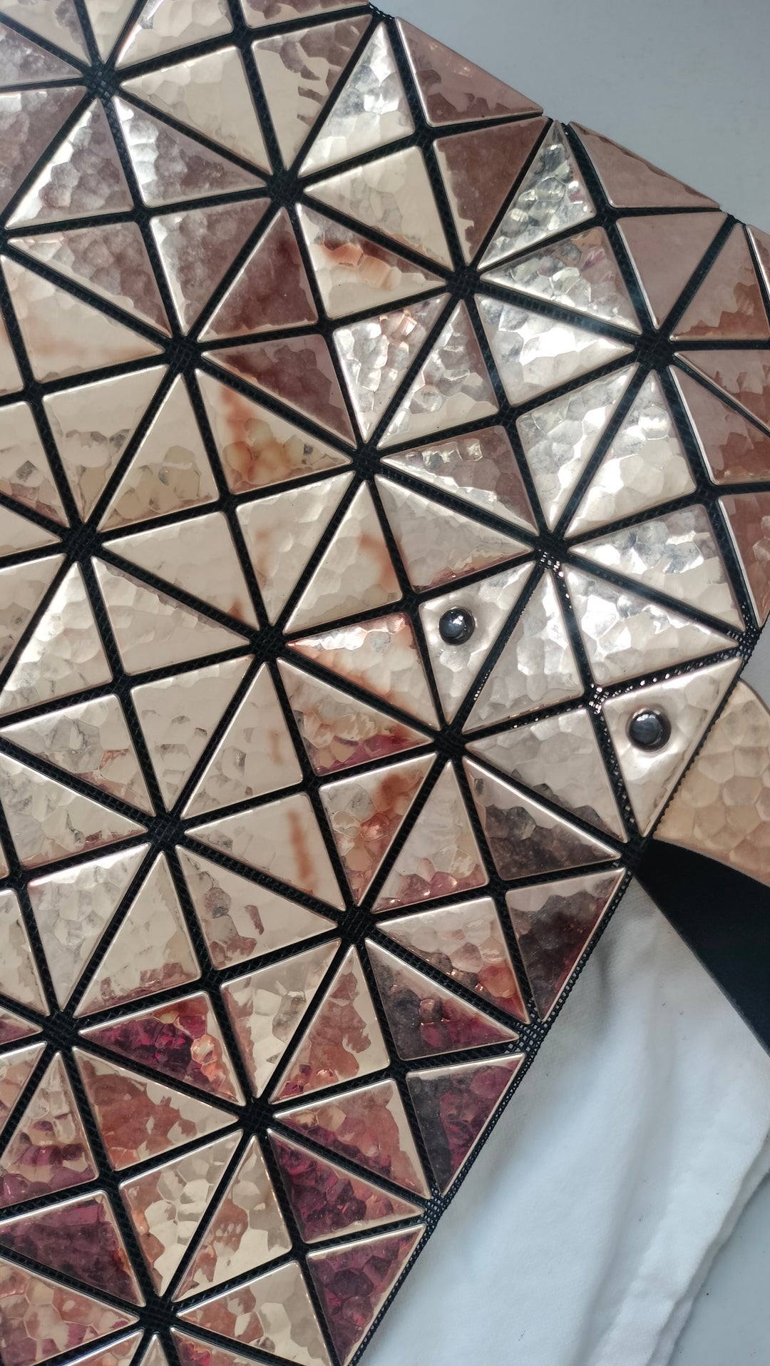 Bao Bao Issey Miyake Prism Metallic Bronze Tote Bag