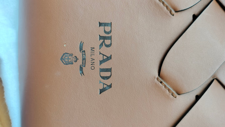 Prada Woven Leather Clutch