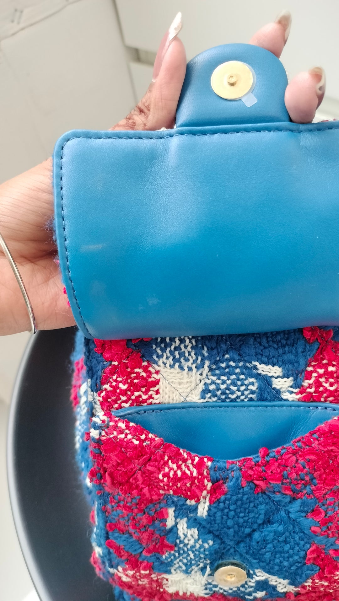 Chanel 25 Tweed Hobo Bag