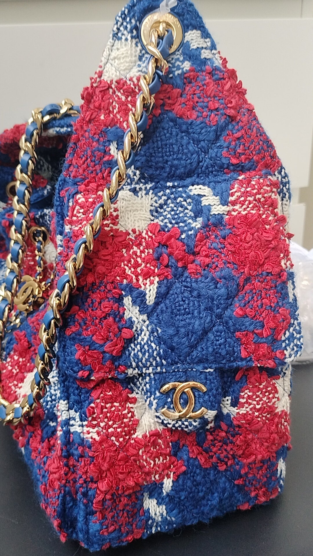 Chanel 25 Tweed Hobo Bag