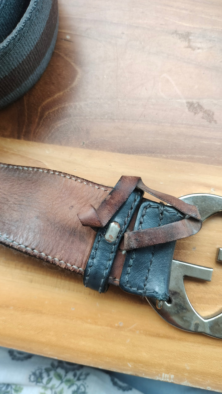 Gucci GG Interlocking Web Belt