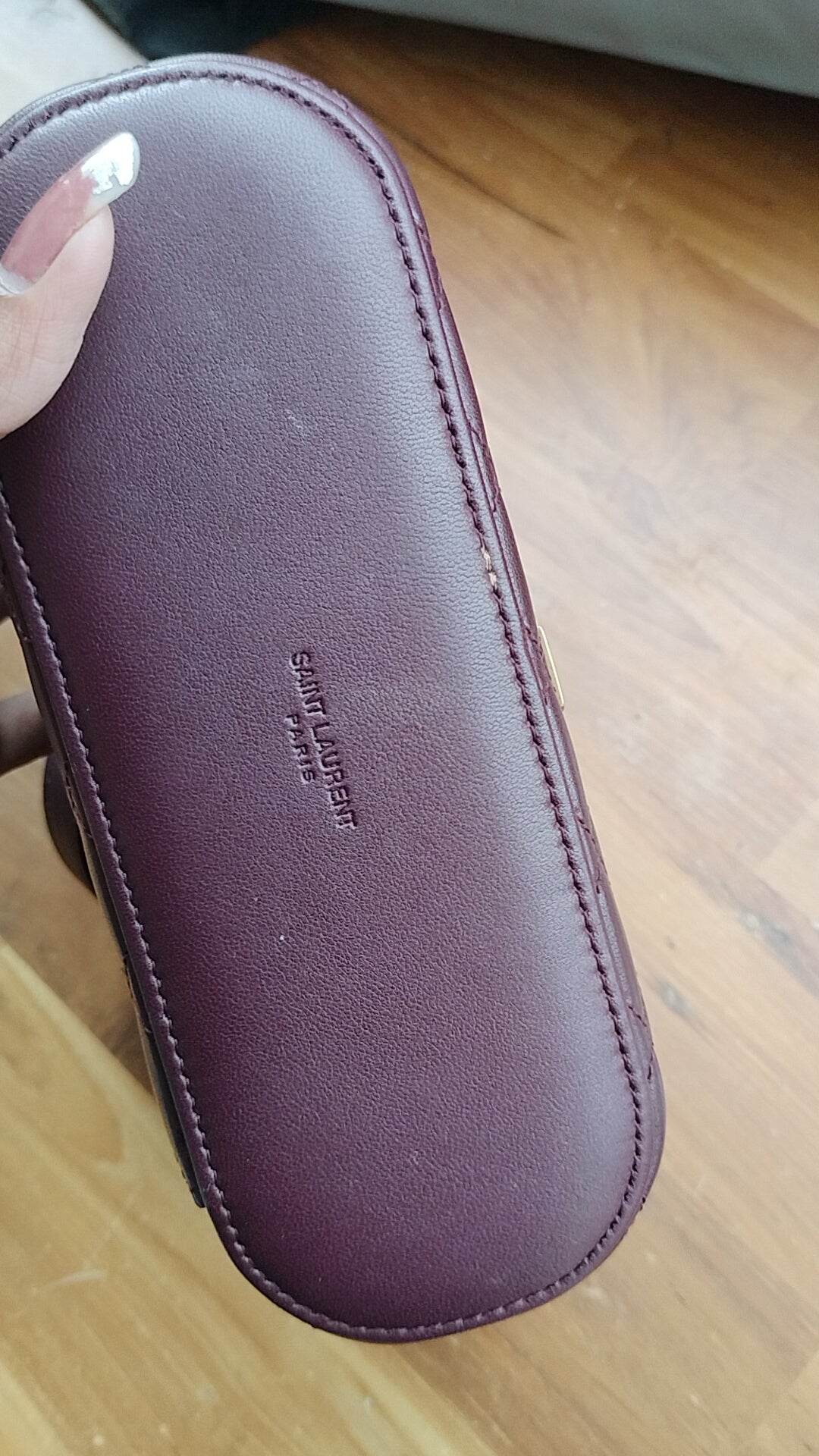 Saint Laurent Gaby Quilted Lambskin Vanity Bag