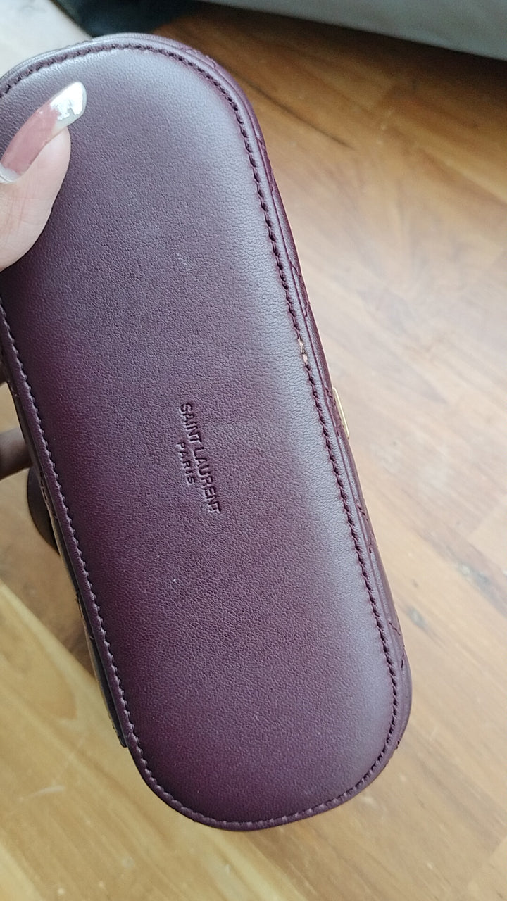 Saint Laurent Gaby Quilted Lambskin Vanity Bag