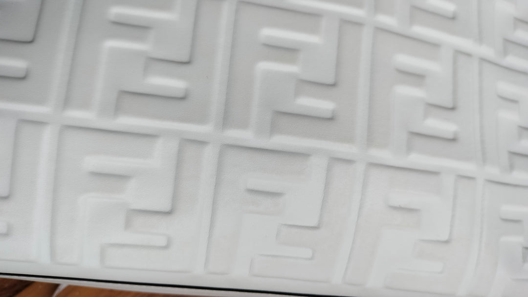 Fendi Off White Zucca Embossed Leather Sunshine Tote