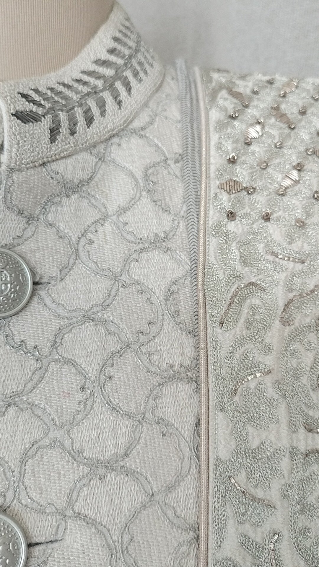 Rohit Gandhi Rahul Khanna Ivory Embroidered Sherwani Set