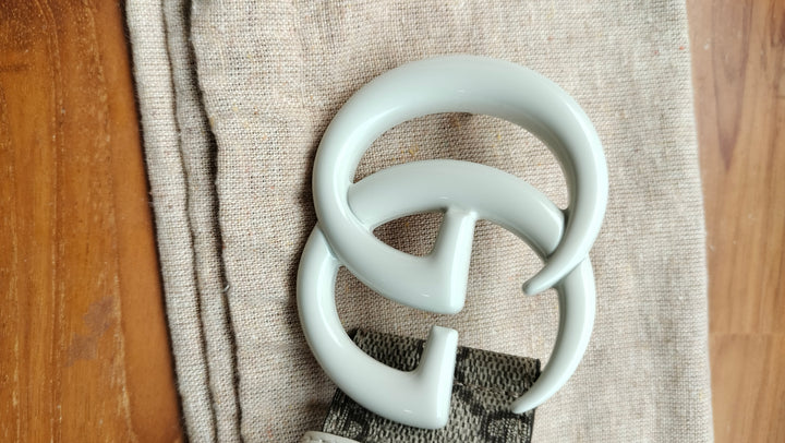 Gucci GG Supreme Belt with Interlocking G Buckle