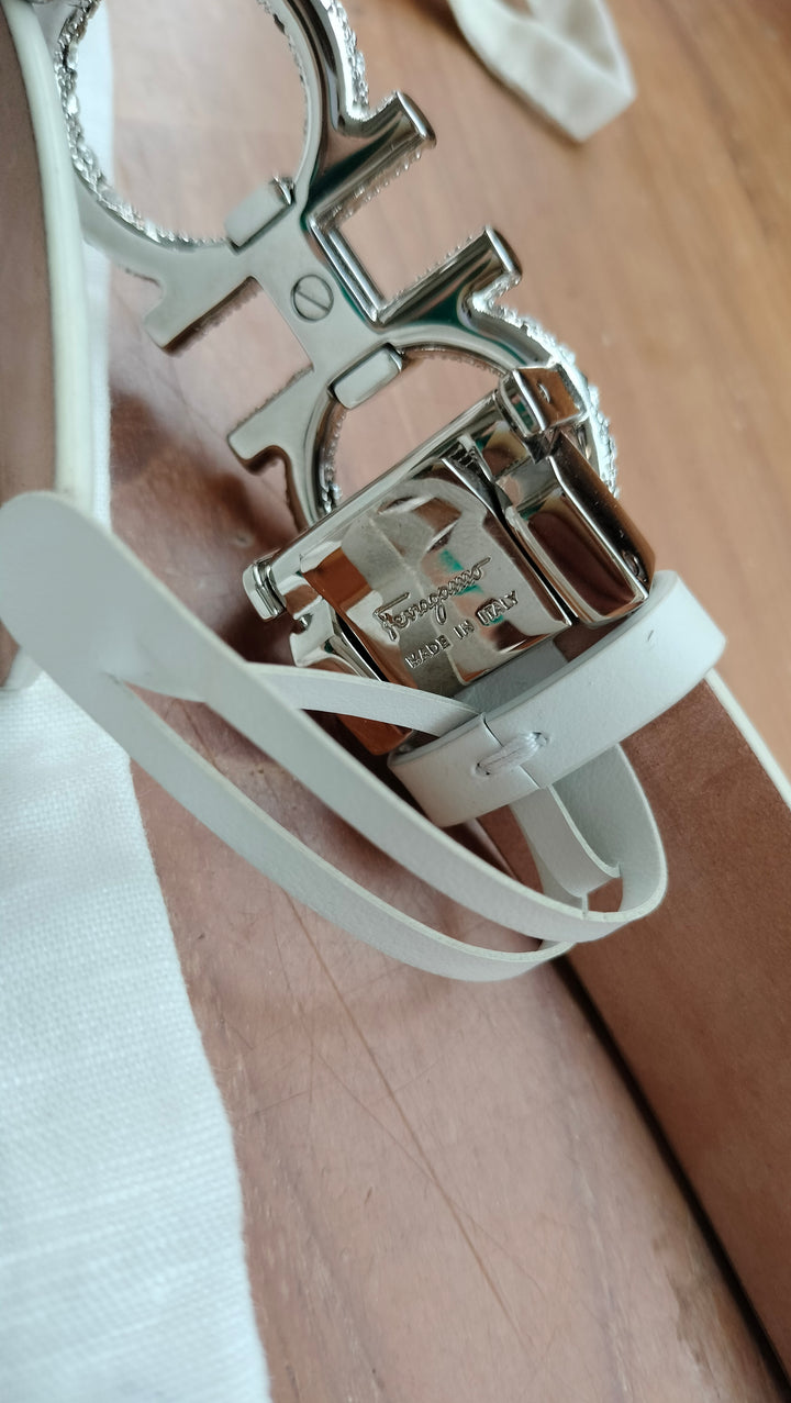 Salvatore Ferragamo Reversible and Adjustable Gancini Belt