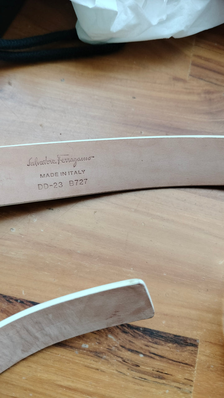 Salvatore Ferragamo Reversible and Adjustable Gancini Belt