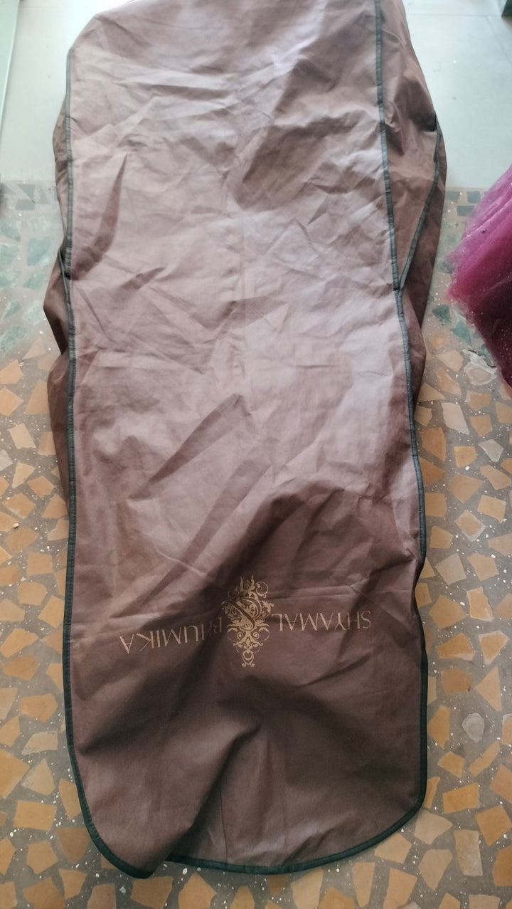 Shyamal & Bhumika Embroidered Gown with Cape