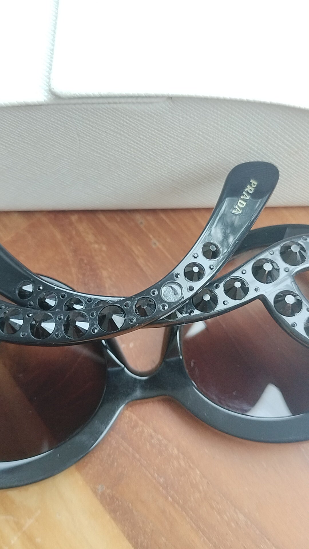 Prada Baroque Ornate / Embellished Round Sunglasses