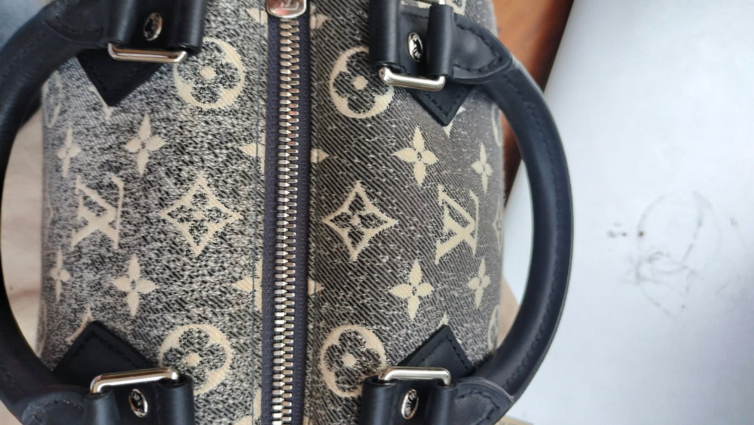 Louis Vuitton Monogram Jacquard Denim Speedy Bandoulière 25 bag
