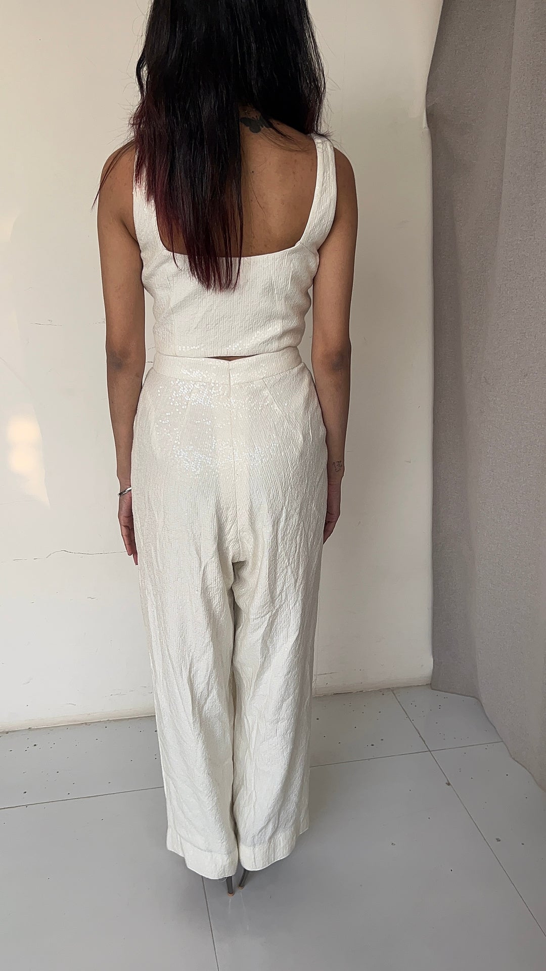 Rahul Mishra Embellished Co-ord Set with Printed Long Jacket